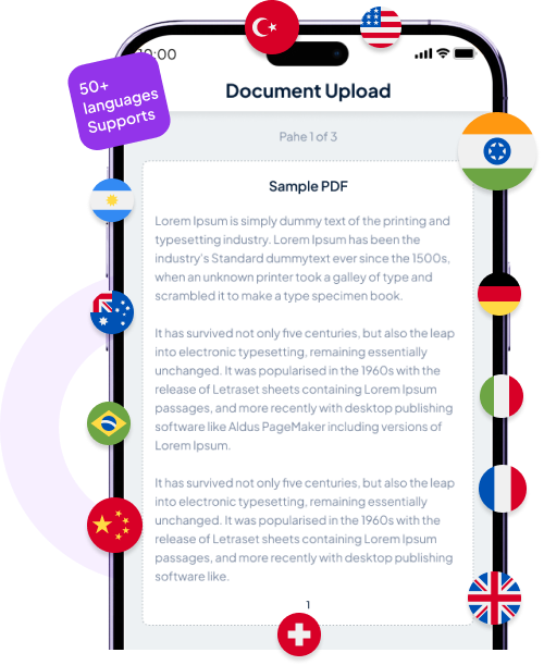 Listen in 50+ Languages